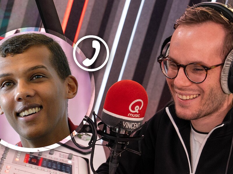 Qmusic-presentator Vincent Fierens belde met Stromae.