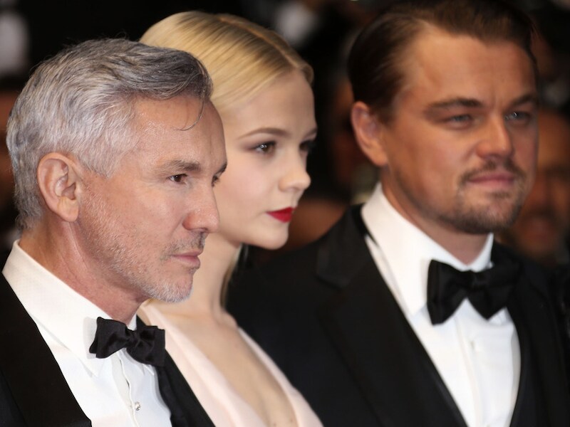 Baz Luhrmann, Leonarde DiCaprio en Carey Mulligan op de première van The Great Gatsby in Cannes
