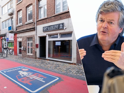 De burgemeester sluit café Sint Katelijne in de Katelijnestraat.