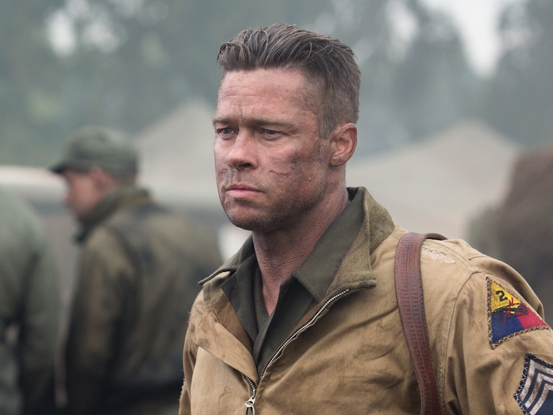 Brad Pitt in Fury.