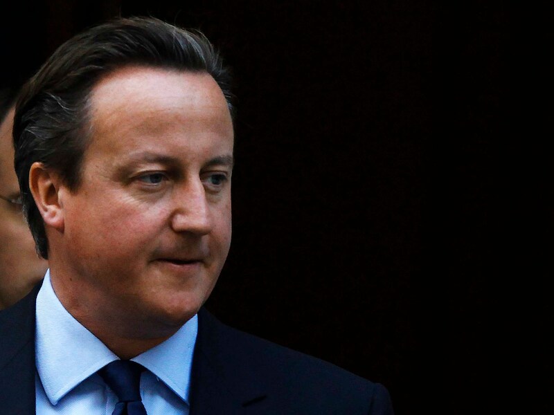 De Britse premier David Cameron.