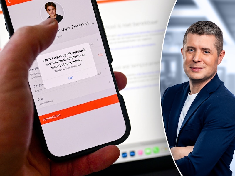 Smartschool is een van de sites die offline gehaald zijn. 