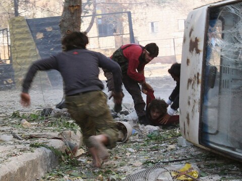 Syrische rebellen in Aleppo eerder dit jaar.