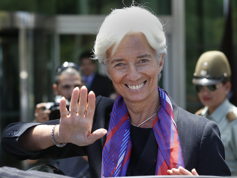 Christine Lagarde.