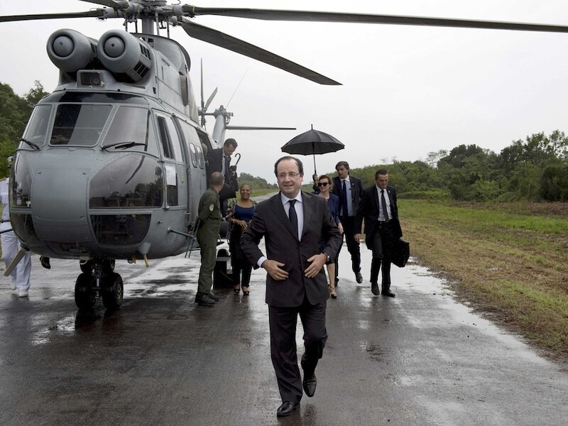 De Franse president François Hollande.