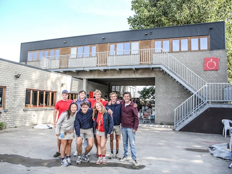 Het project werd maandag 24 augustus voorgesteld bij Chiro Kiekeboe, in Sente bij Heule.