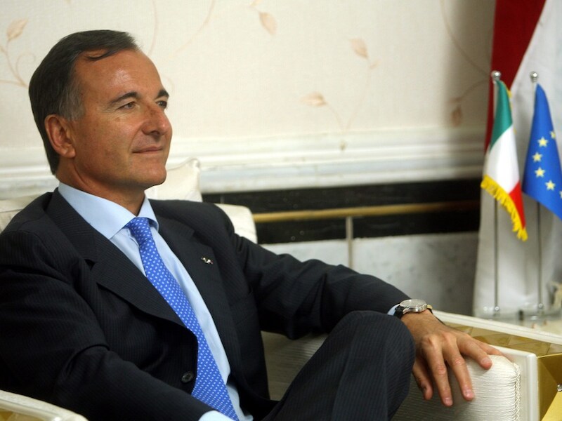 Franco Frattini, de Italiaanse minister van Buitenlandse Zaken.