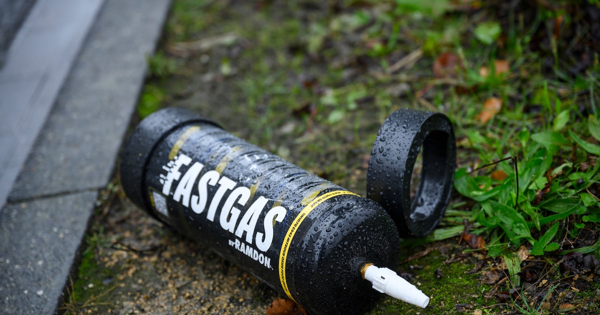 “Verontrustend”: Mechelen ziet forse toename van lachgasafval en lanceert actieplan