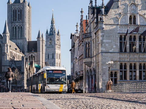 Vanaf 1 september rijden er terug bussen over de Korenmarkt. 