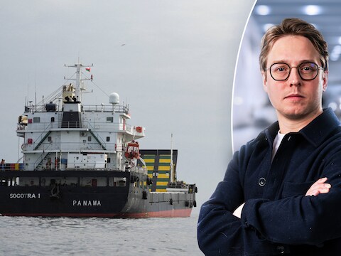 Het scheepvaartverkeer in de Straat van Hormuz zit nog steeds geblokkeerd, ondanks de dreigementen van Donald Trump. Rechts: politiek journalist Timmie van Diepen.