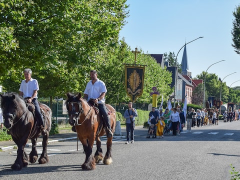 De processie in Veerle behoorde vroeger tot de grootste in de regio.
