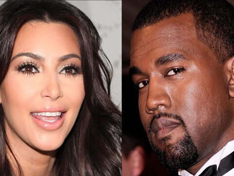 Kim Kardashian en Kanye West.