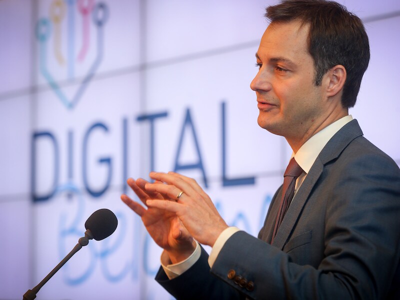 Minister van Digitale Agenda Alexander De Croo.