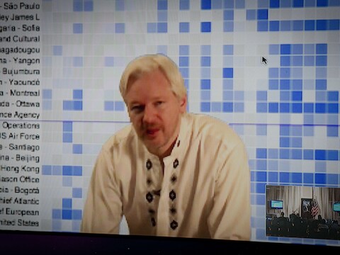 WikiLeaks stichter Julian Assange.