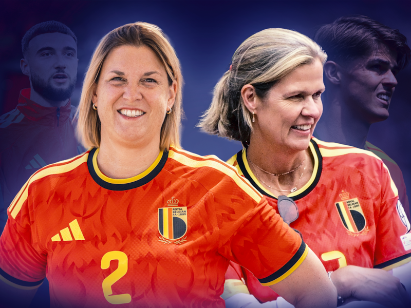 Links: Nelleke Pauwels, mama van Zeno Debast. Rechts: Isabelle De Cuyper, mama van Charles De Ketelaere.
