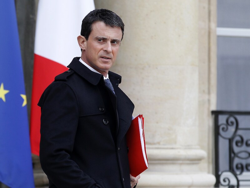 De Franse eerste minister Manuel Valls.