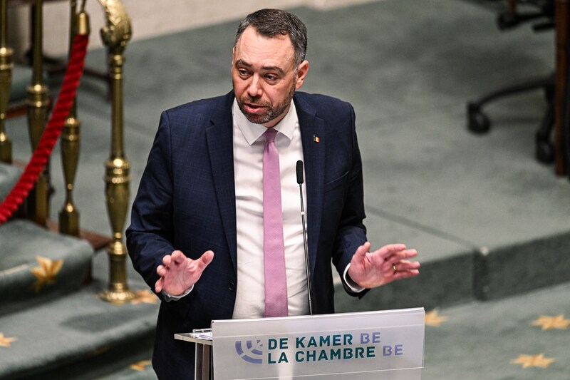 Minister van Buitenlandse Zaken Maxime Prévot (Les Engagés). 