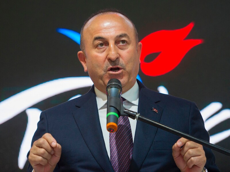 Mevlüt Cavusoglu, de Turkse minister van Buitenlandse Zaken