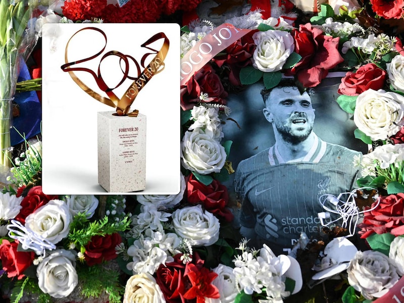 Liverpool onthult ontwerp van gedenksteen ‘Forever 20’ voor overleden Diogo Jota en André Silva