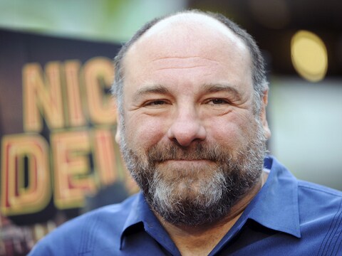 James Gandolfini enkele weken voor zijn overlijden.