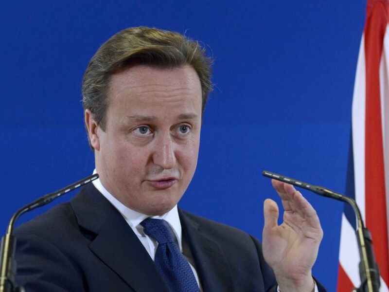 De Britse premier David Cameron.