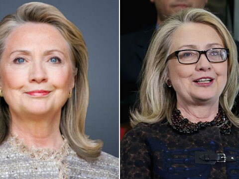 Hillary Clinton op haar website en op haar laatste dag als minister van Buitenlandse Zaken.