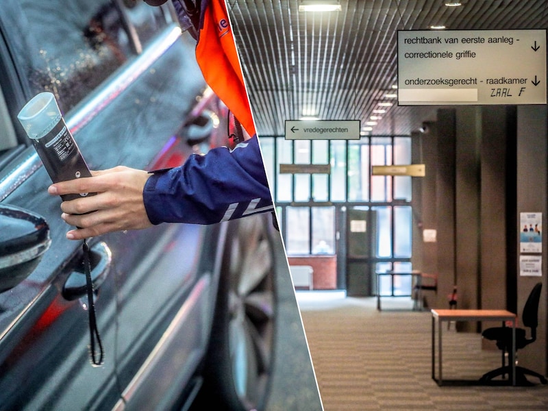 Illustratiebeeld alcoholcontrole / rechtbank Brugge. 