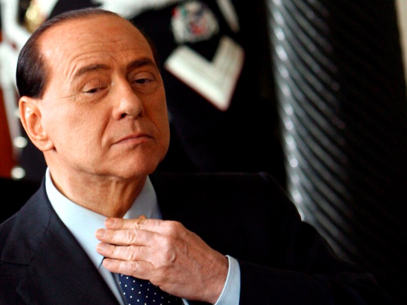 Oud-premier van Italië Silvio Berlusconi in Rome in 2007.