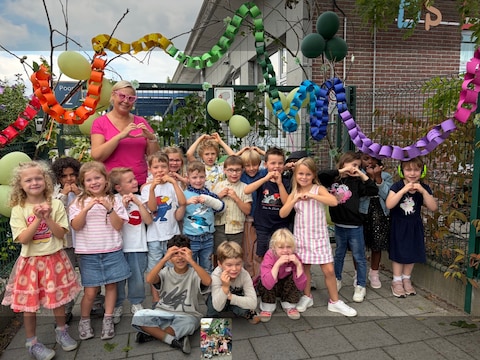 Eerste schooldag in BS De Trampoline.