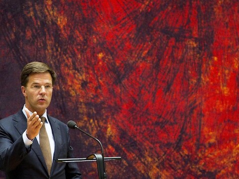 Mark Rutte, voorman van de VVD, zou aan het hoofd van de nieuwe regering komen.