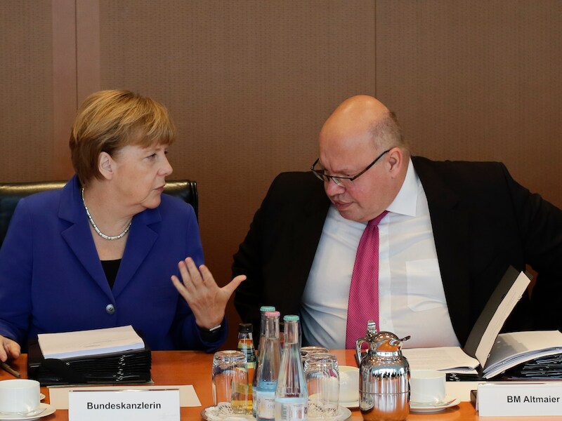 Angela Merkel en Peter Altmaier