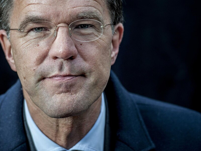 De Nederlandse premier Mark Rutte.