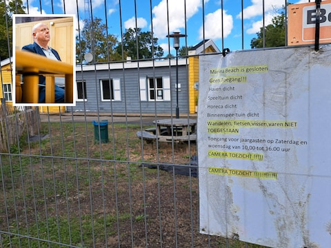 Marina Beach, 31 augustus 2026, een jaar nadat het park op slot moest. Inzet: Peter Gillis in bij de Rechtbank in Den Bosch.