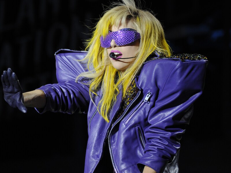 Lady Gaga op Lollapalooza 2010.