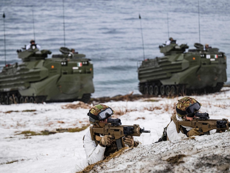 Een NAVO-oefening in Noorwegen. Beeld ter illustratie. 