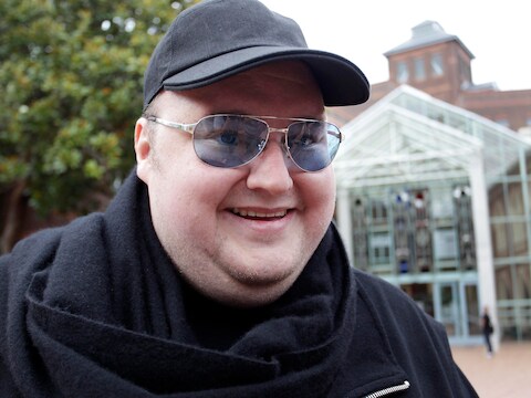 Kim Dotcom in februari 2012.
