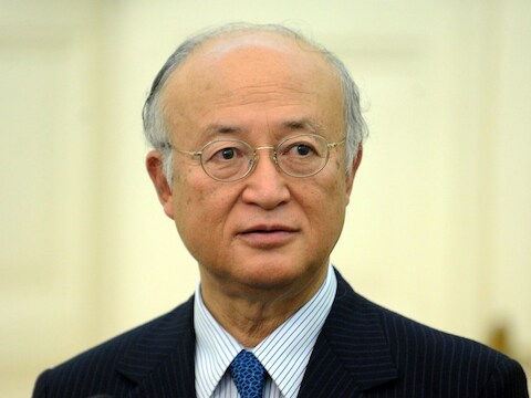 Yukiya Amano, directeur-generaal van het IAEA.