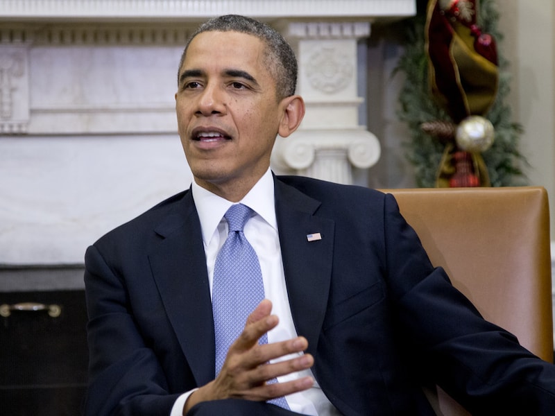 De Amerikaanse president Barack Obama.
