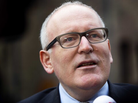 Nederlands minister van Buitenlandse Zaken Frans Timmermans.