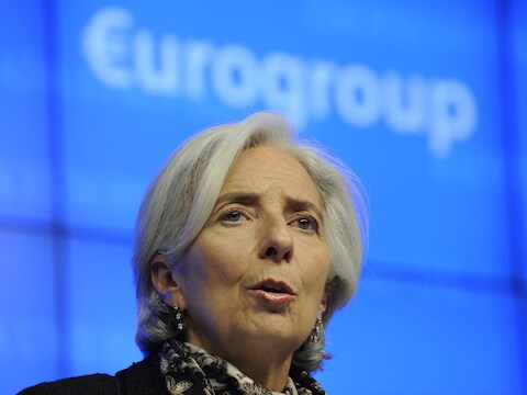 IMF-topvrouw Christine Lagarde.