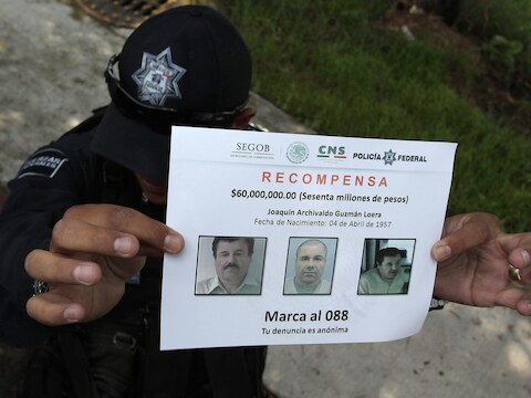 Een klopjacht op drugsbaron El Chapo, die op 11 juli uit de gevangenis ontsnapte, heeft tot nu toe nog niets opgeleverd.