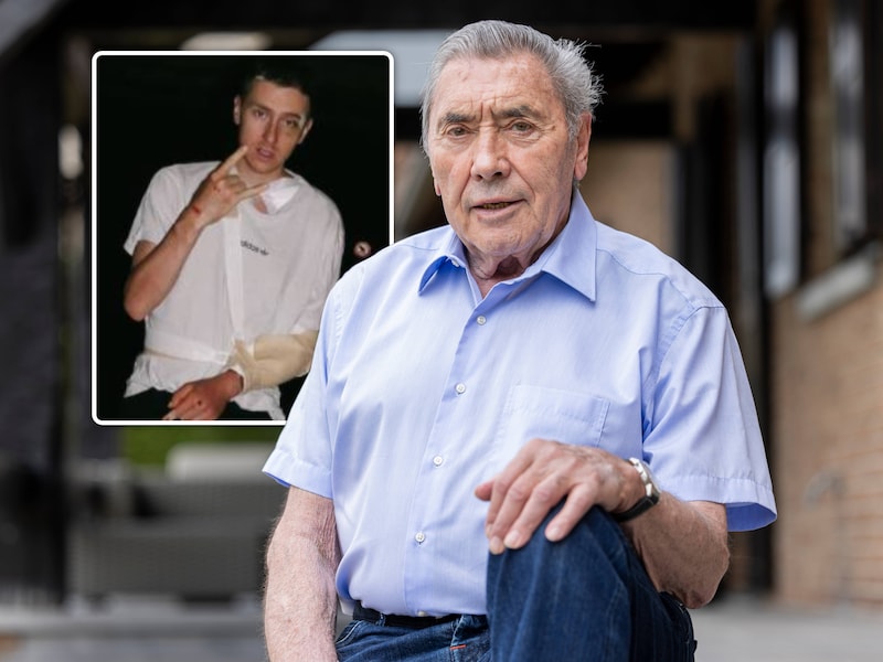 "Hij moet zijn verstand gebruiken": Eddy Merckx denkt dat letsel aan nekwervel Tadej Pogacar zal weghouden van WK