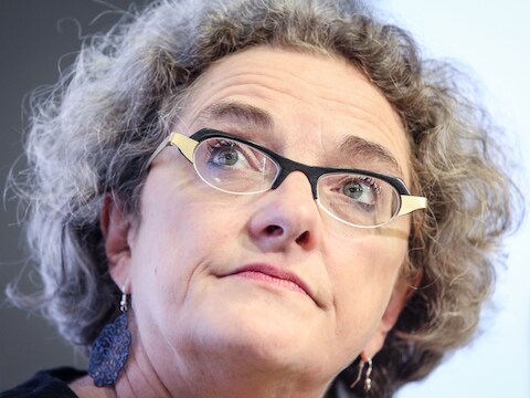Federaal minister van Werk Monica De Coninck (sp.a).