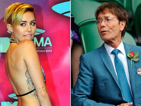 Miley Cyrus en Cliff Richard