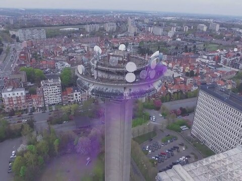Een paars eresaluut aan Prince, vanwege StuBru.