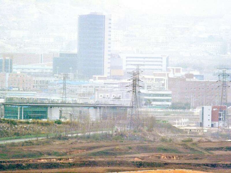 Het industriële complex Kaesong.
