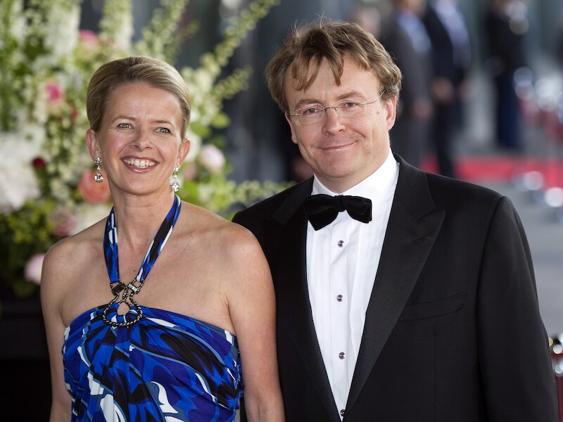 Prins Friso met echtgenote Mabel enkele maanden voor het ongeval.