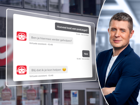 De Bpost-chatbot zal niet meteen een prijs winnen voor zijn intelligentie.