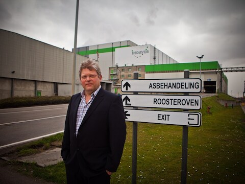 Jos Artois, woordvoerder van afvalverwerkingsbedrijf Indaver.