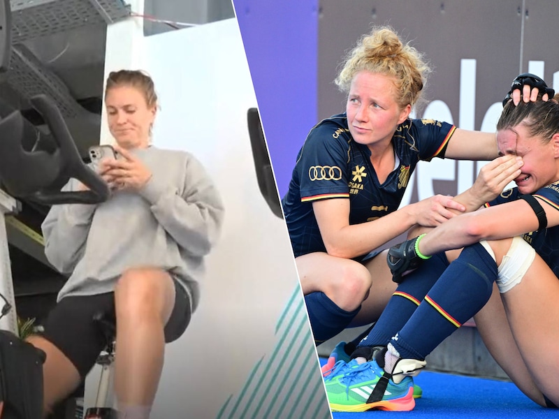 Stoom aflaten in fitness, schorsing Justine Rasir en opladen voor WK-brons: de bewogen dag van de Red Panthers na heisa om afgekeurde goal